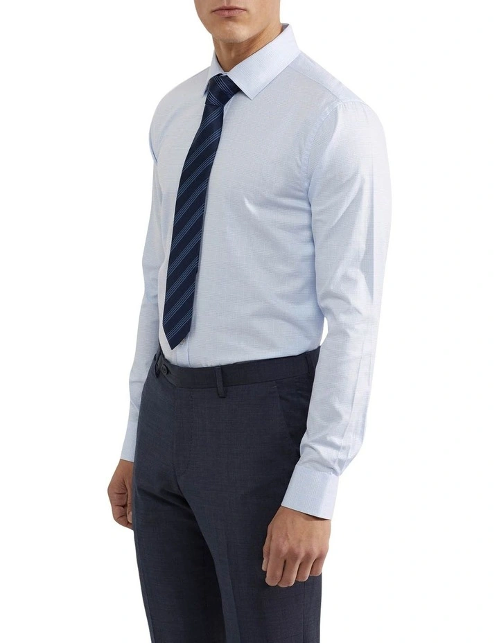 Oxford Beckton Checked Shirt In Sky 4 Oxford Beckton Checked Shirt In Sky - Image 2