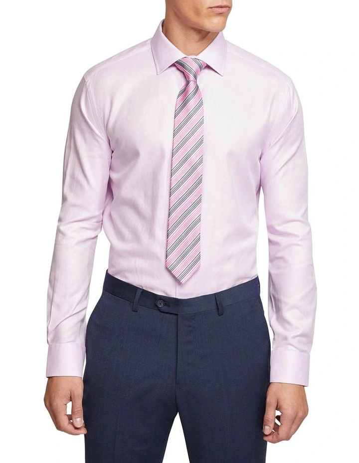 Oxford Islington Regular Fit Twill Shirt In Lilac 3 Oxford Islington Regular Fit Twill Shirt In Lilac