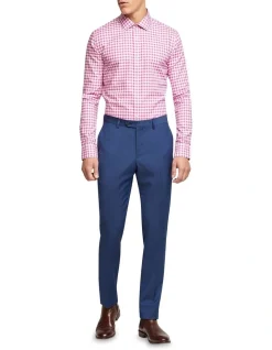 Oxford Beckton Checked Shirt In Magenta -Cambridge Clothing shop 948785050 5 720x928