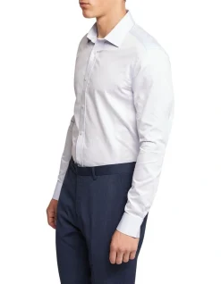Oxford Beckton Dobby Shirt In Sky -Cambridge Clothing shop 948785410 3 720x928