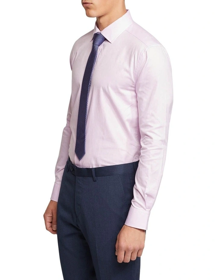 Oxford Beckton Dobby Shirt In Lilac 5 Oxford Beckton Dobby Shirt In Lilac - Image 3