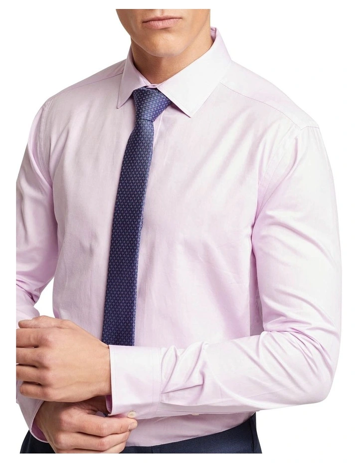Oxford Beckton Dobby Shirt In Lilac 6 Oxford Beckton Dobby Shirt In Lilac - Image 4