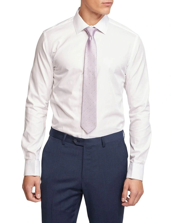 Oxford Beckton French Cuff Shirt In White 3 Oxford Beckton French Cuff Shirt In White