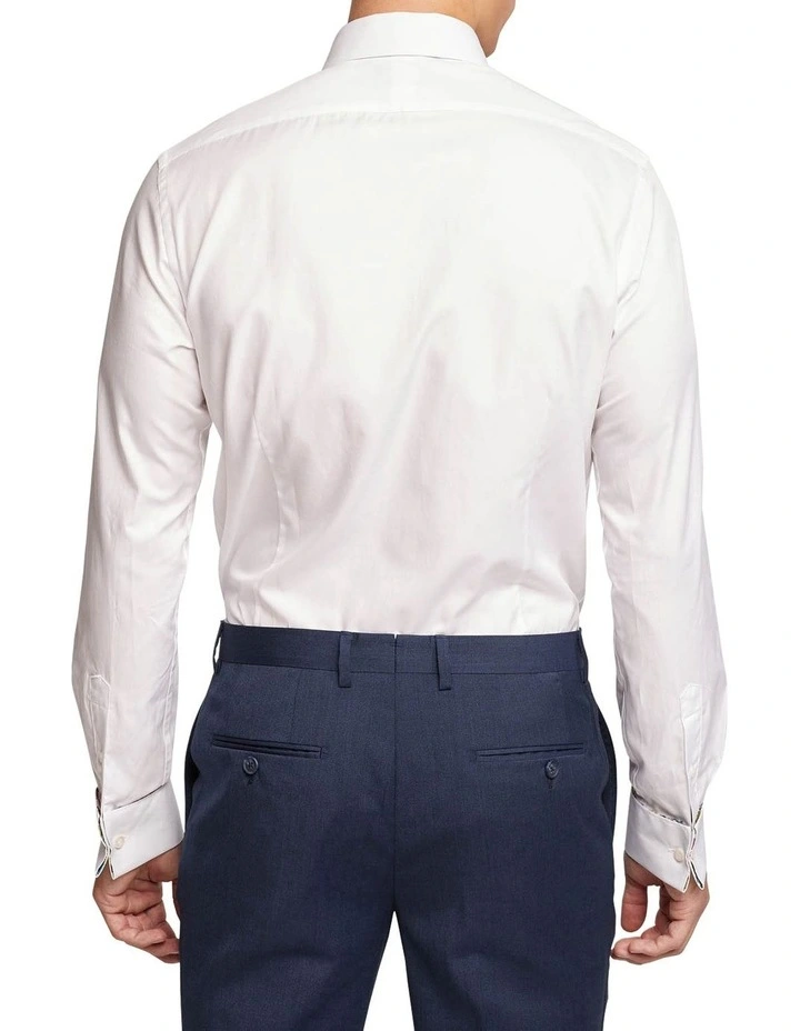 Oxford Beckton French Cuff Shirt In White 4 Oxford Beckton French Cuff Shirt In White - Image 2