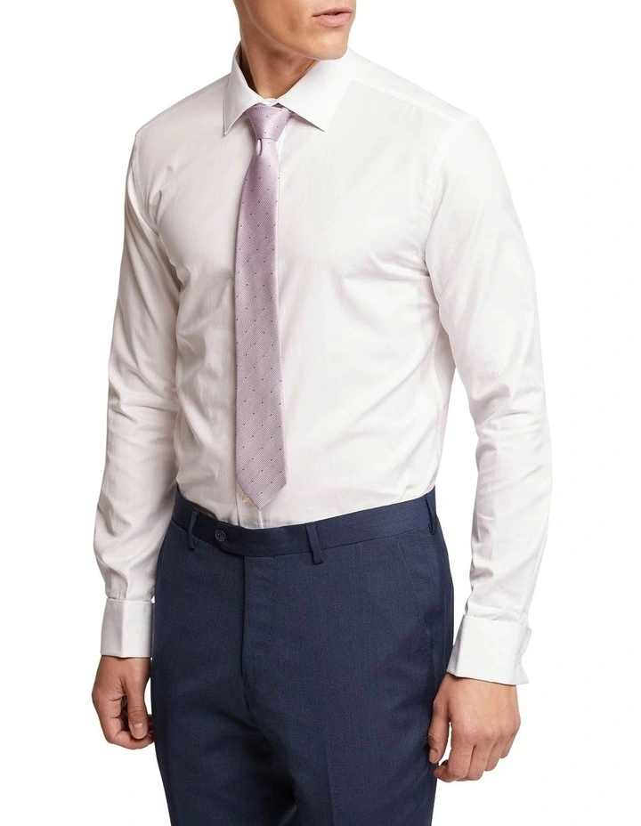 Oxford Beckton French Cuff Shirt In White 5 Oxford Beckton French Cuff Shirt In White - Image 3