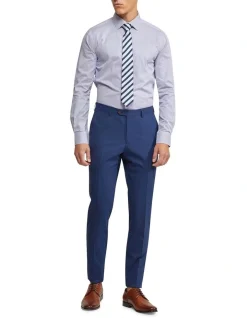 Oxford Beckton Striped Shirt In Blue -Cambridge Clothing shop 948786040 5 1 720x928