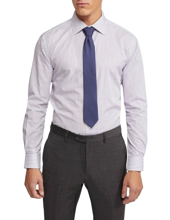 Oxford Islington Regular Striped Shirt In Purple 3 Oxford Islington Regular Striped Shirt In Purple