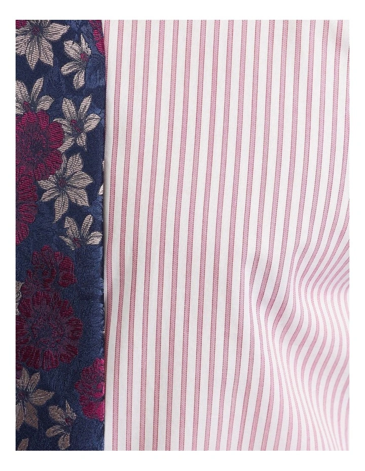 Oxford Islington Regular Striped Shirt In Red 8 Oxford Islington Regular Striped Shirt In Red - Image 6