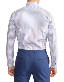 Oxford Beckton Checked Shirt In Pink/Blue -Cambridge Clothing shop 948786490 3 1 720x928