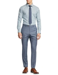 Oxford Islington Checked Luxury Shirt In Blue/Green -Cambridge Clothing shop 948787030 5 720x928