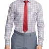 Oxford Islington Checked Luxury Shirt In Blue/Red -Cambridge Clothing shop 948787120 1 720x928