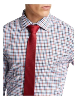 Oxford Islington Checked Luxury Shirt In Blue/Red -Cambridge Clothing shop 948787120 4 720x928