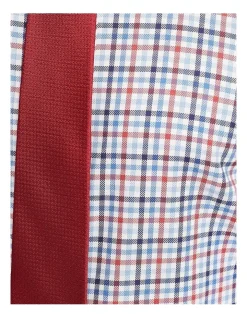 Oxford Islington Checked Luxury Shirt In Blue/Red -Cambridge Clothing shop 948787120 6 720x928