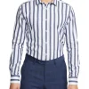 Oxford Beckton Striped Luxury Shirt In Blue 1 Oxford Beckton Striped Luxury Shirt In Blue -Cambridge Clothing shop 948787210 1 720x928