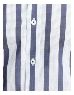 Oxford Beckton Striped Luxury Shirt In Blue 13 Oxford Beckton Striped Luxury Shirt In Blue -Cambridge Clothing shop 948787210 6 720x928