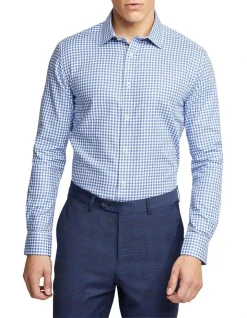 Oxford Beckton Checked Shirt In Blue