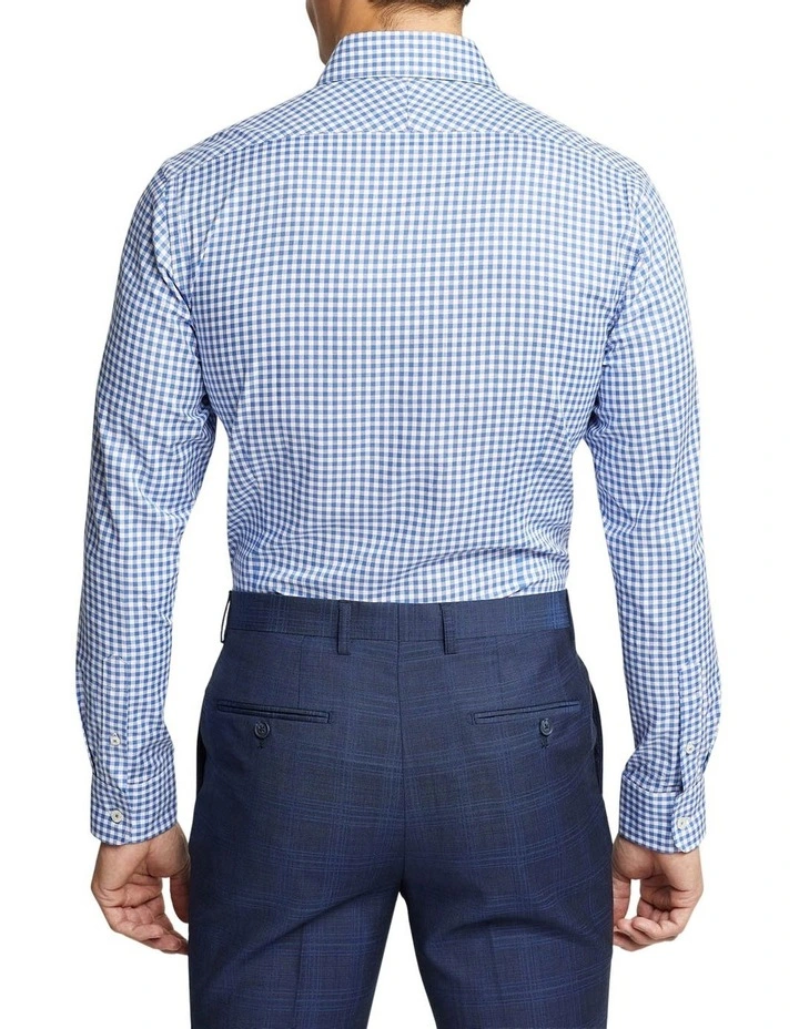 Oxford Beckton Checked Shirt In Blue 4 Oxford Beckton Checked Shirt In Blue - Image 2