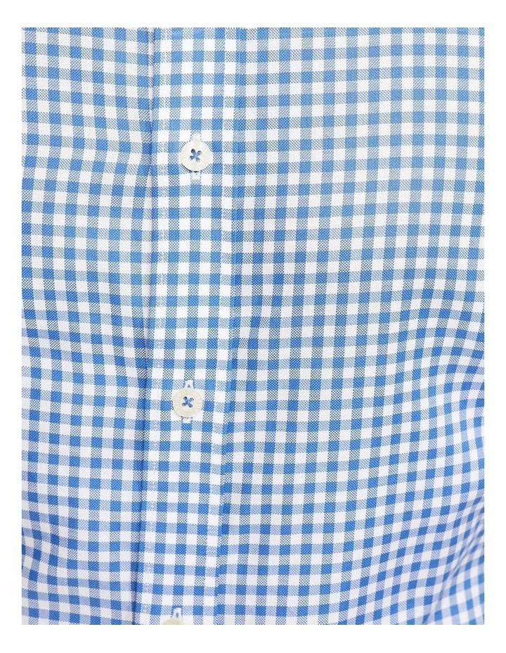 Oxford Beckton Checked Shirt In Blue 8 Oxford Beckton Checked Shirt In Blue - Image 6
