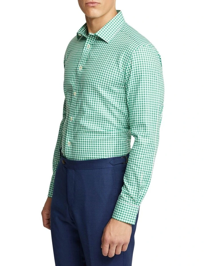 Oxford Beckton Checked Shirt In Green 5 Oxford Beckton Checked Shirt In Green - Image 3