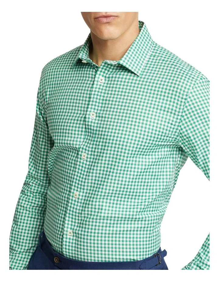Oxford Beckton Checked Shirt In Green 6 Oxford Beckton Checked Shirt In Green - Image 4