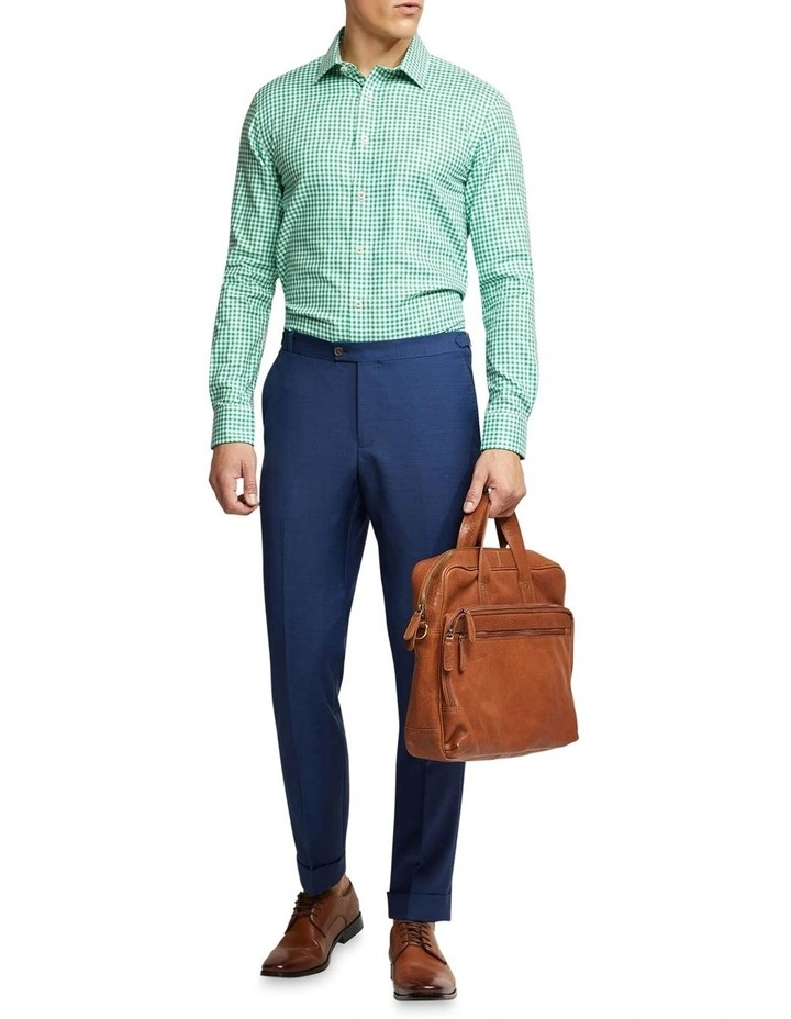 Oxford Beckton Checked Shirt In Green 7 Oxford Beckton Checked Shirt In Green - Image 5