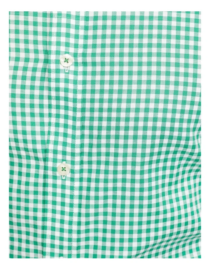 Oxford Beckton Checked Shirt In Green 8 Oxford Beckton Checked Shirt In Green - Image 6
