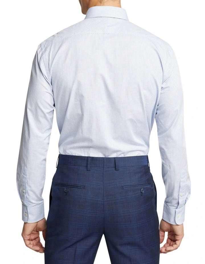 Oxford Islington Regular Fit Dobby Shirt In Sky 4 Oxford Islington Regular Fit Dobby Shirt In Sky - Image 2