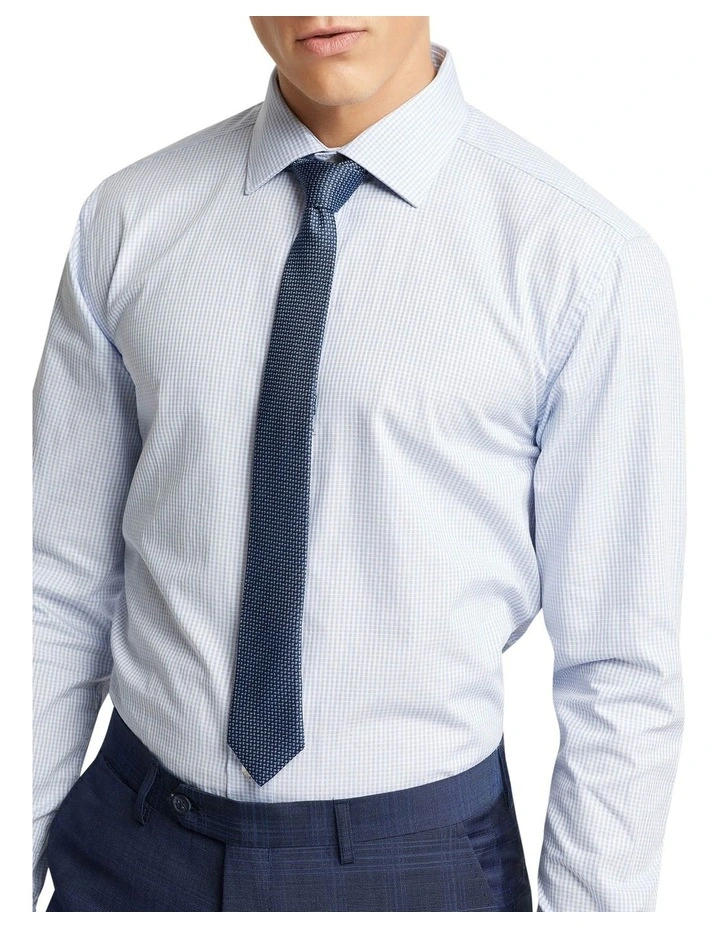 Oxford Islington Regular Fit Dobby Shirt In Sky 6 Oxford Islington Regular Fit Dobby Shirt In Sky - Image 4