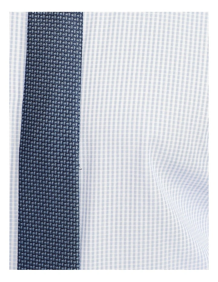 Oxford Islington Regular Fit Dobby Shirt In Sky 8 Oxford Islington Regular Fit Dobby Shirt In Sky - Image 6