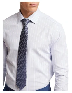 Oxford Islington Regular Fit Striped Shirt In Light Blue -Cambridge Clothing shop 963311680 4 720x928