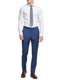 Oxford Islington Regular Fit Striped Shirt In Light Blue -Cambridge Clothing shop 963311680 5 720x928