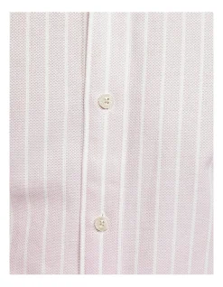 Oxford Islington Regular Fit Striped Shirt In Pink -Cambridge Clothing shop 963311770 6 720x928