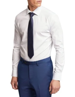 Oxford Islington Regular Fit Dotted Shirt In White/Sky 9 Oxford Islington Regular Fit Dotted Shirt In White/Sky -Cambridge Clothing shop 963311860 2 720x928