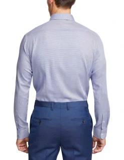 Oxford Islington Regular Fit Shirt In Navy -Cambridge Clothing shop 963311950 3 720x928