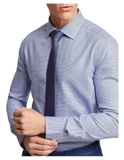 Oxford Islington Regular Fit Shirt In Navy -Cambridge Clothing shop 963311950 4 720x928
