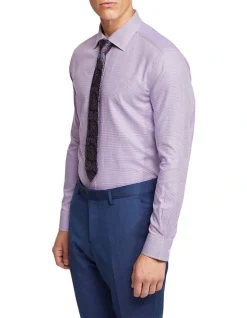 Oxford Islington Regular Fit Shirt In Lilac 9 Oxford Islington Regular Fit Shirt In Lilac -Cambridge Clothing shop 963312040 2 720x928