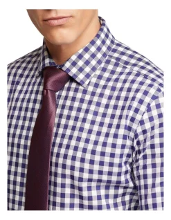 Oxford Beckton Gingham Shirt In Navy -Cambridge Clothing shop 963312220 4 720x928