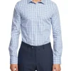 Oxford Beckton Small Check Shirt In Blue -Cambridge Clothing shop 963312400 1 720x928