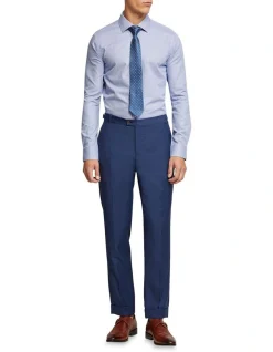 Oxford Beckton Mini Dobby Shirt In Blue 12 Oxford Beckton Mini Dobby Shirt In Blue -Cambridge Clothing shop 963312490 5 720x928