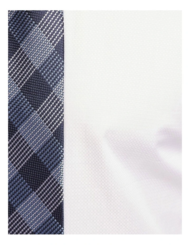 Oxford Beckton Dobby Shirt In White 8 Oxford Beckton Dobby Shirt In White - Image 6