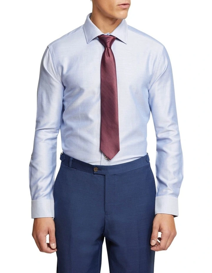 Oxford Islington Regular Fit Shirt In Blue 3 Oxford Islington Regular Fit Shirt In Blue