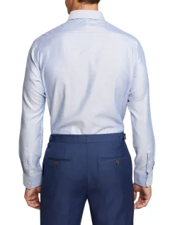 Oxford Islington Regular Fit Shirt In Blue 9 Oxford Islington Regular Fit Shirt In Blue -Cambridge Clothing shop 963312760 2 720x928