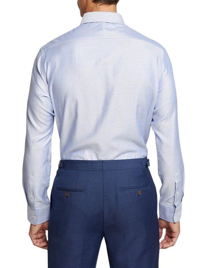 Oxford Islington Regular Fit Shirt In Blue 4 Oxford Islington Regular Fit Shirt In Blue - Image 2