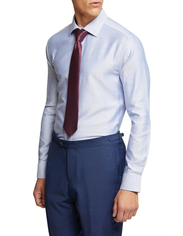 Oxford Islington Regular Fit Shirt In Blue 5 Oxford Islington Regular Fit Shirt In Blue - Image 3