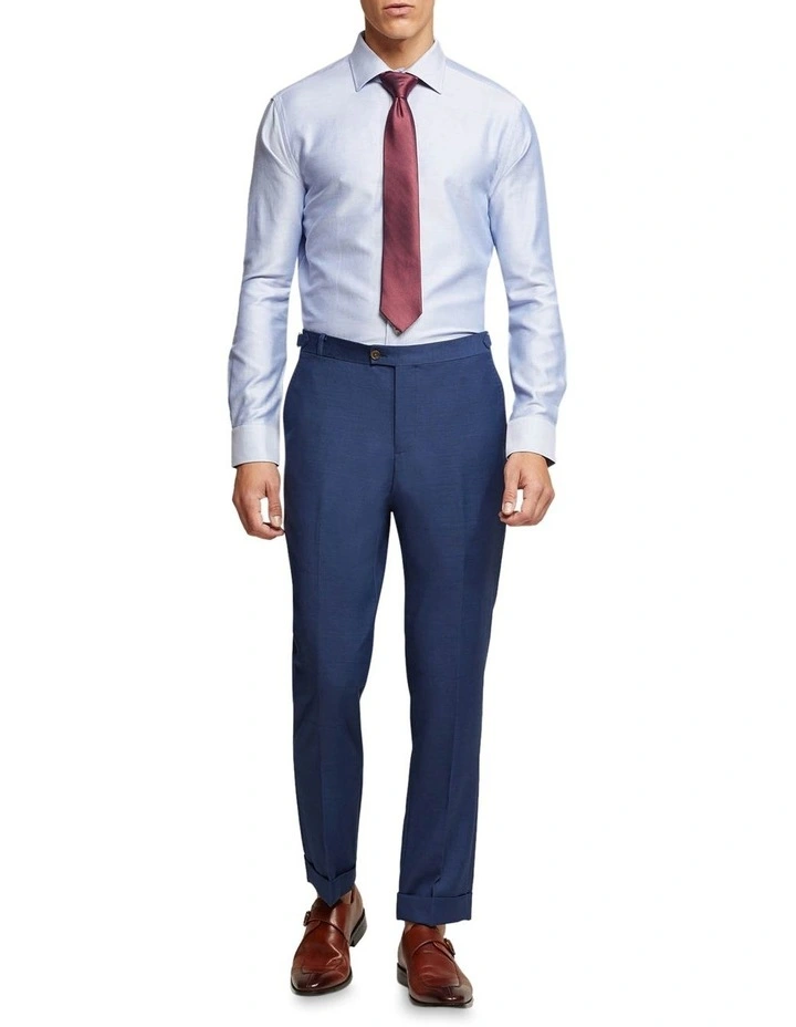 Oxford Islington Regular Fit Shirt In Blue 7 Oxford Islington Regular Fit Shirt In Blue - Image 5