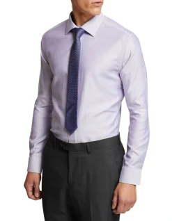 Oxford Islington Regular Fit Shirt In Lilac -Cambridge Clothing shop 963312850 3 720x928