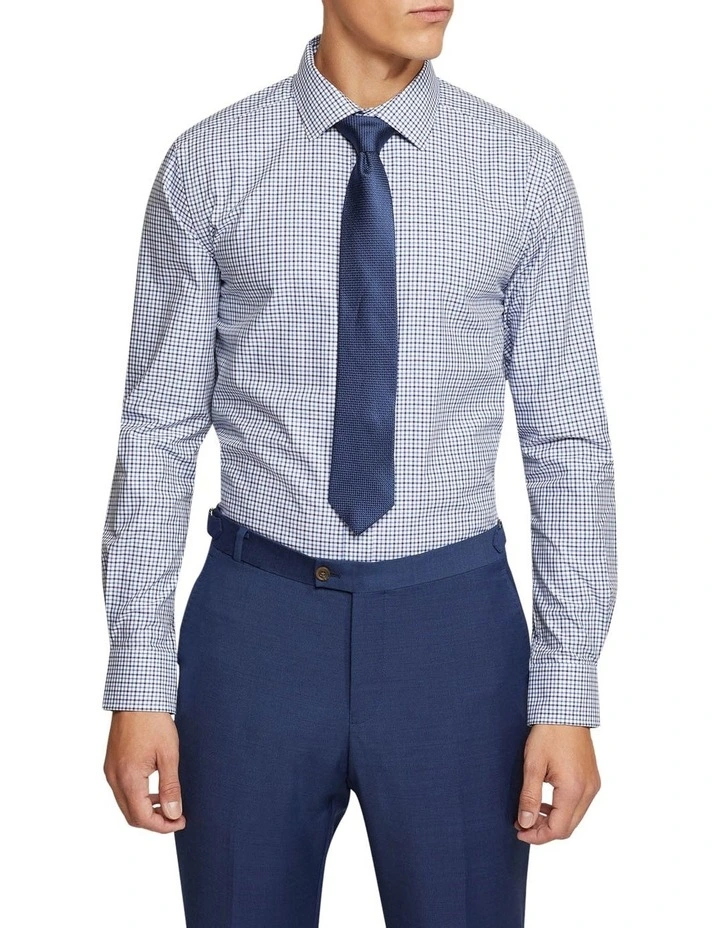 Oxford Beckton Checked Shirt In Navy 3 Oxford Beckton Checked Shirt In Navy