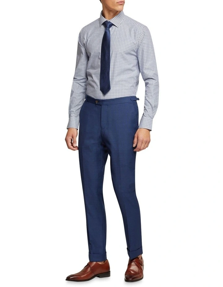 Oxford Beckton Checked Shirt In Navy 7 Oxford Beckton Checked Shirt In Navy - Image 5