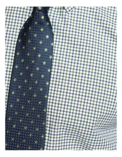 Oxford Beckton Checked Shirt In Green -Cambridge Clothing shop 963313300 6 720x928