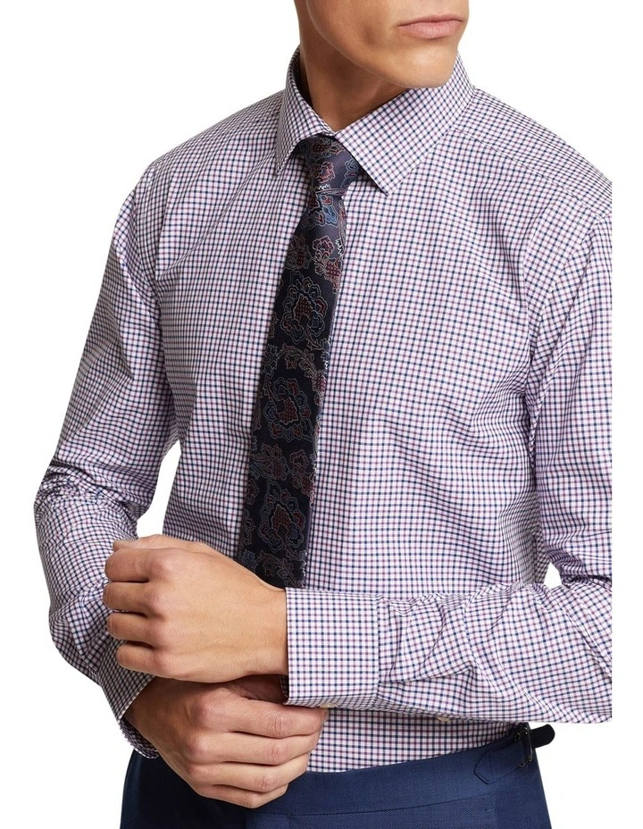 Oxford Beckton Checked Shirt In Pink 6 Oxford Beckton Checked Shirt In Pink - Image 4